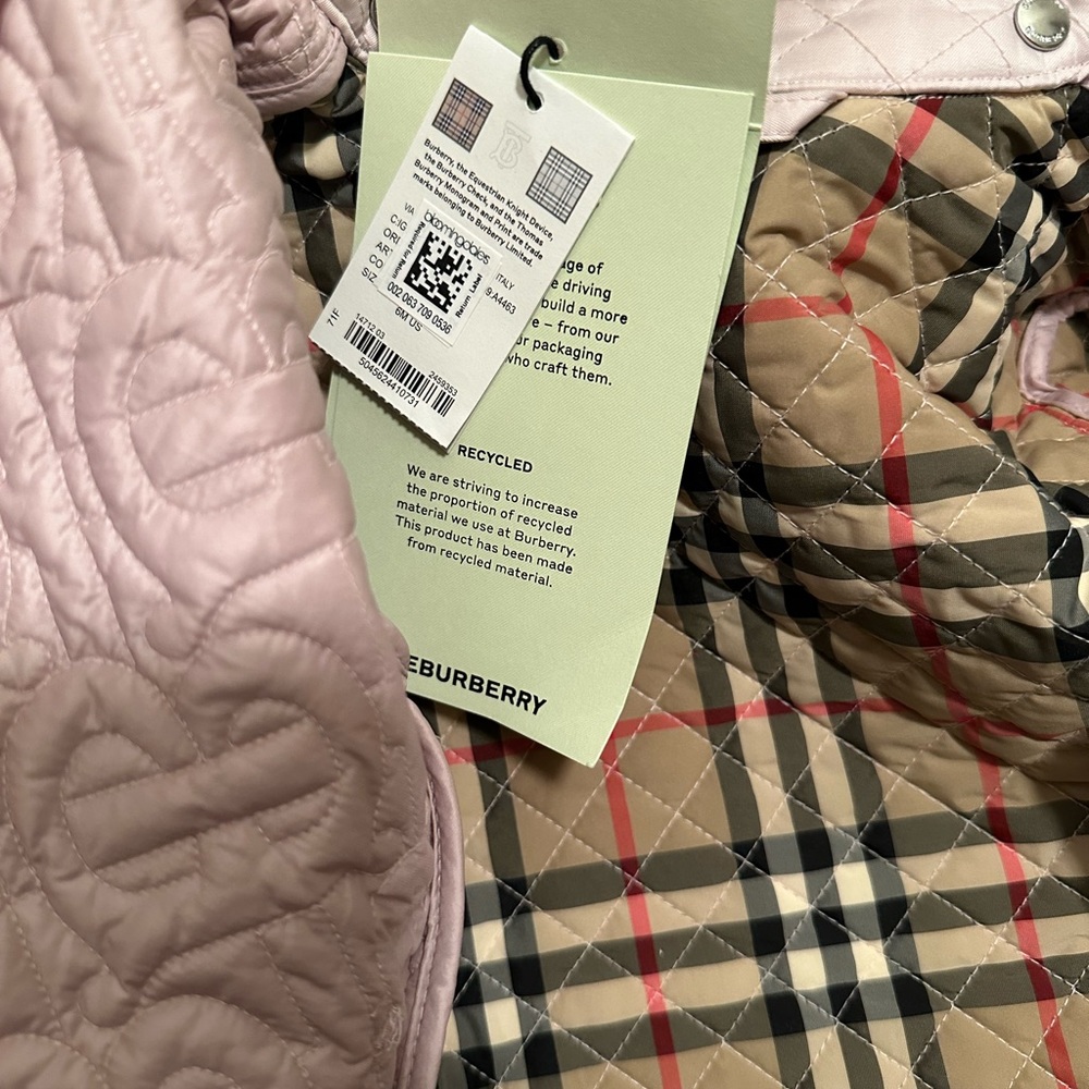 Burberry jacket 6 months